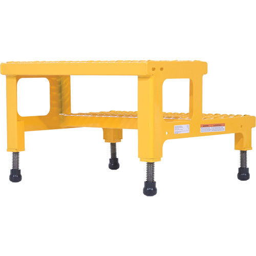 Plate-forme ajustable Step-Mate, 2 marche(s), 23-13/16" la x 22-7/8" lo x 15-1/4" h, Capacit&eacute; 500 lb Canadian Safety Group Inc.