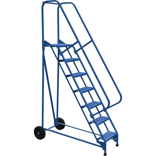 Roll-A-Fold Ladder, 7 Steps, Perforated, 70" High Canadian Safety Group Inc.