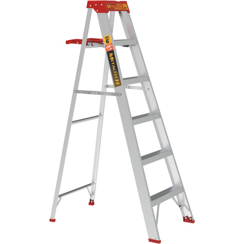 Step Ladder with Paint Tray, 6', Aluminum, 200 lbs. Capacity, Type 3 Canadian Safety Group Inc.