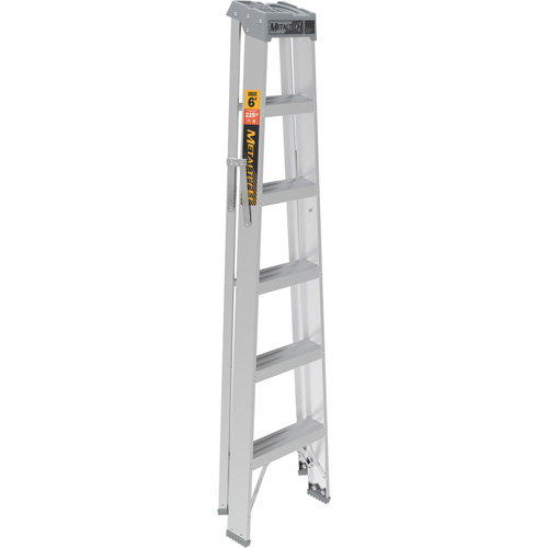 Step Ladder, 6', Aluminum, 225 lbs. Capacity, Type 2 Canadian Safety Group Inc.