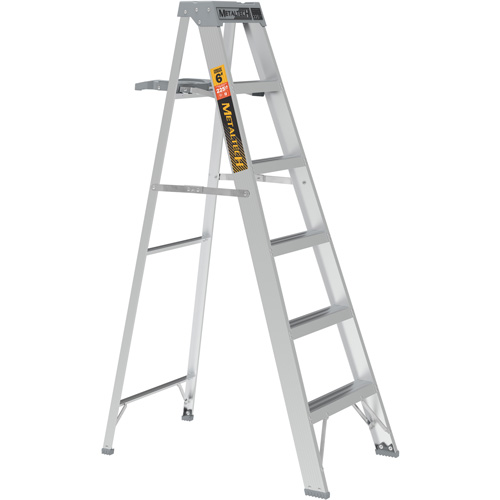Step Ladder with Paint Tray, 6', Aluminum, 225 lbs. Capacity, Type 2 Canadian Safety Group Inc.
