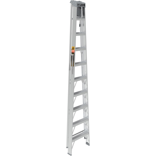 Step Ladder with Paint Tray, 10', Aluminum, 225 lbs. Capacity, Type 2 Canadian Safety Group Inc.