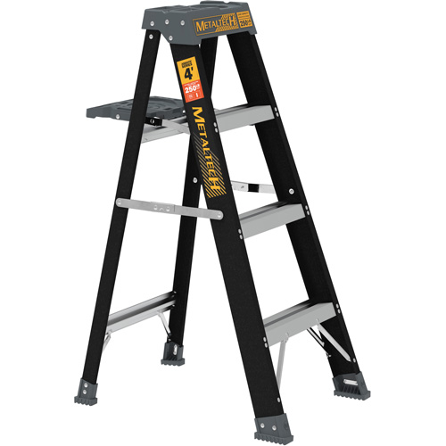 Step Ladder with Paint Tray, 4', Fibreglass, 250 lbs. Capacity, Type 1 Canadian Safety Group Inc.