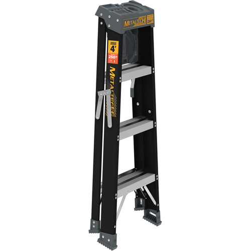Step Ladder with Paint Tray, 4', Fibreglass, 250 lbs. Capacity, Type 1 Canadian Safety Group Inc.