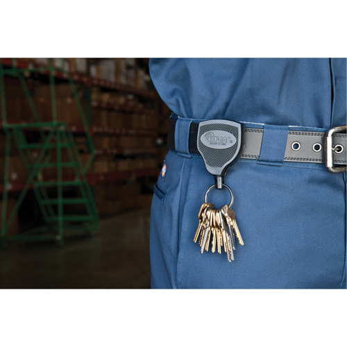 Porte-cl&eacute;s Super48, Polycarbonate, C&acirc;ble 48", Fixation Agrafe de ceinture Canadian Safety Group Inc.