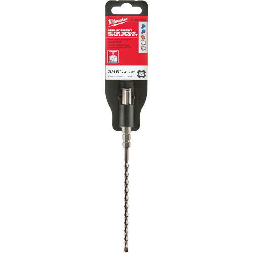 2-Cutter Masonry Drill Bit, 3/16", SDS-Plus Shank, Carbide Canadian Safety Group Inc.