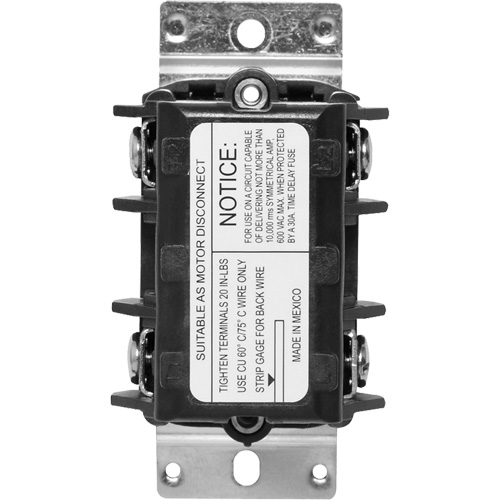 Single Phase Double Pole Disconnect Switch Canadian Safety Group Inc.