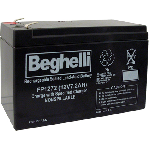 Blocs-piles scell&eacute;s au plomb-acide, 12 V, 7,2 Ah Canadian Safety Group Inc.