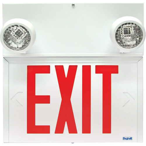 Stella Combination Signs - Exit, LED, Hardwired, 12-1/8" L x 12-1/2" W, English Canadian Safety Group Inc.