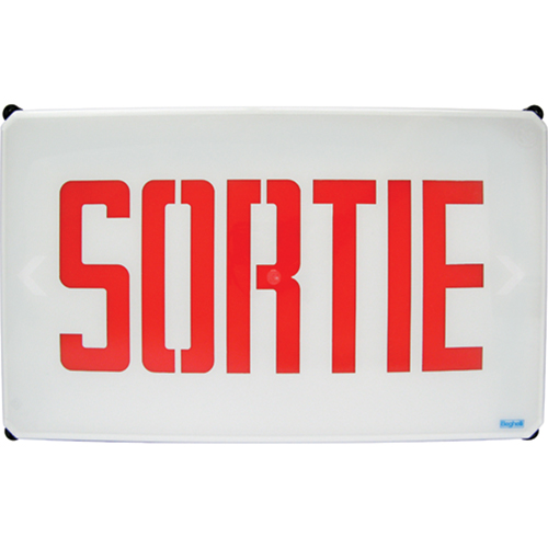 Aqua NEMA 4x Sortie Signs, LED, Hardwired, French Canadian Safety Group Inc.