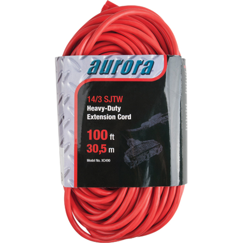 Cordon rallonge en vinyle, Ext&eacute;rieur, SJTW, AWG 14/3, 13 A, 3 prise(s), 100' Canadian Safety Group Inc.