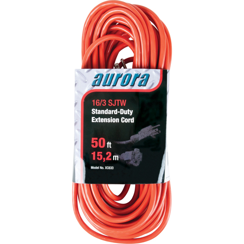 Extension Cord, Indoor/Outdoor, SJTW, 16/3 AWG, 13 A, 50' Canadian Safety Group Inc.