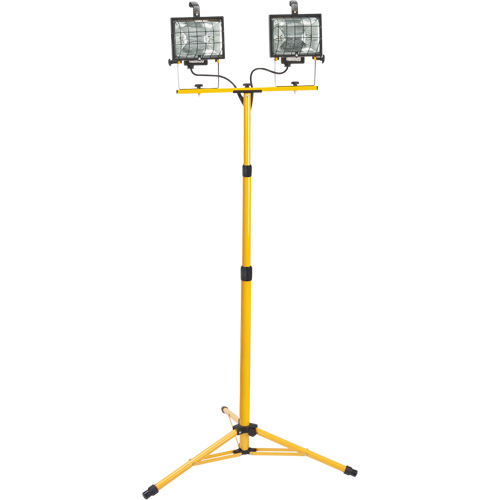Projecteur double, Halog&egrave;ne, 500 W, 16000 lumens, Boîtier en Acier Canadian Safety Group Inc.