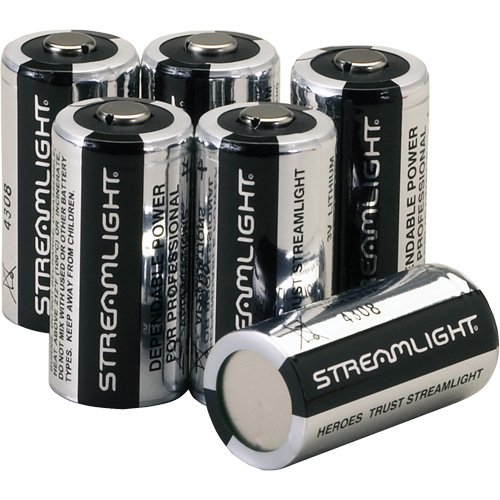 Batteries au lithium, 123, 3 V Canadian Safety Group Inc.