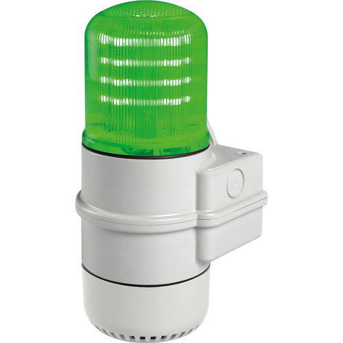 Streamline&reg; Modular Multifunctional LED Beacons, Continuous/Flashing/Rotating, Green Canadian Safety Group Inc.