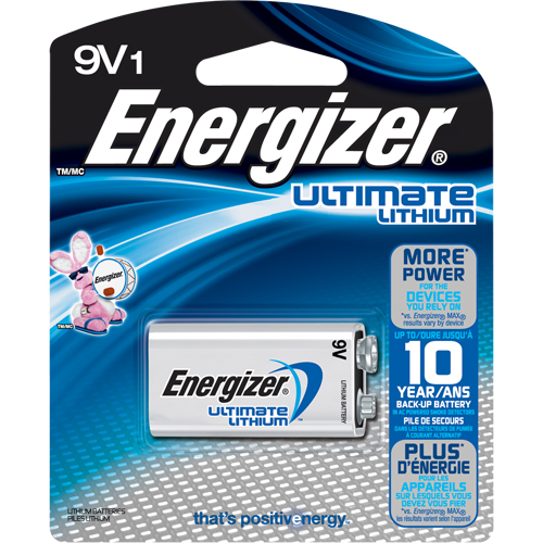 Batteries au lithium, 9 V Canadian Safety Group Inc.