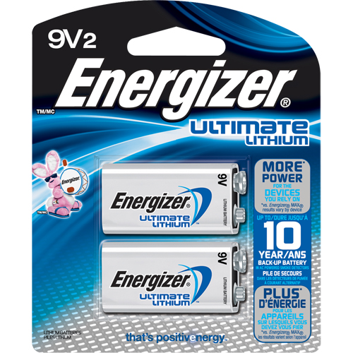 Batteries au lithium, 9 V Canadian Safety Group Inc.