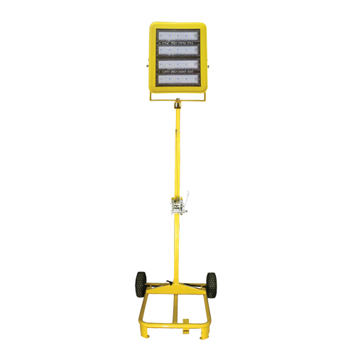 Chariot d'&eacute;clairage &agrave; t&ecirc;te unique avec treuil, DEL, 200 W, 30000 lumens, Boîtier en Aluminium Canadian Safety Group Inc.
