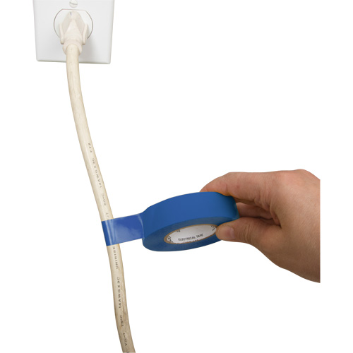 Ruban isolant, 19 mm (3/4") x 18 m (60'), Bleu, 7 mils Canadian Safety Group Inc.