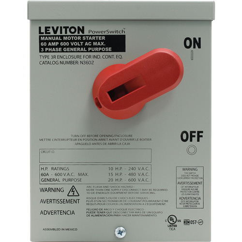 Manual Motor Controller Canadian Safety Group Inc.
