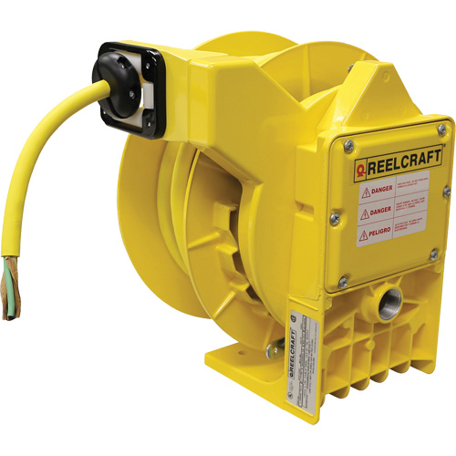 NM400 Heavy Duty Power Cord Reel, 50', SOW, 12 Gauge, 18 A Canadian Safety Group Inc.
