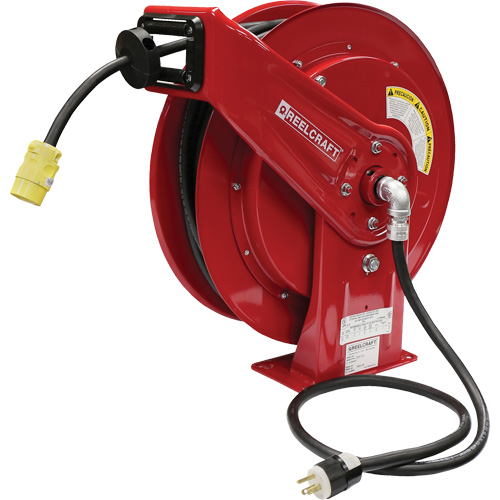 70000 Power Cord Reel, 100', SEOOW, 12 Gauge, 15 A Canadian Safety Group Inc.