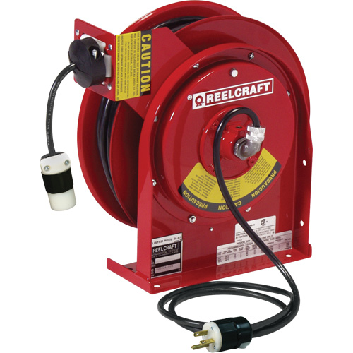 Power Cord Reel, 45', SJEOOW, 12 Gauge, 20 A Canadian Safety Group Inc.