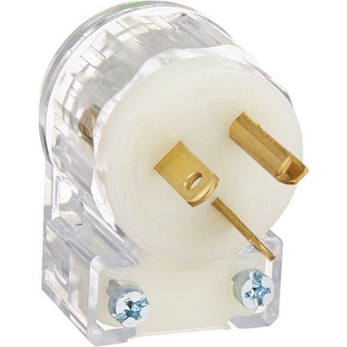Angled Hospital Grade Extension Plug, Nylon, 20 Amps, 250 V Canadian Safety Group Inc.