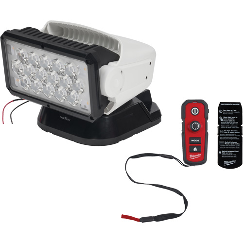Projecteur orientable polyvalent &agrave; t&eacute;l&eacute;commande, DEL, 4250 lumens Canadian Safety Group Inc.