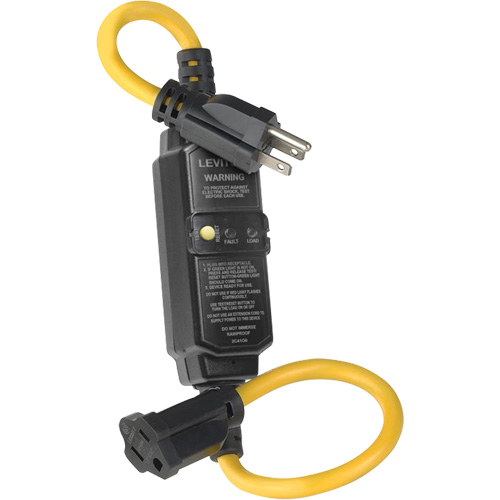 Self-Test Automatic Reset GFCI Cord Set, 120 V, 15 A, 2' Cord Canadian Safety Group Inc.