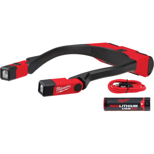 Lampe de travail USB Redlithium 400L, Lampe tour de cou, Rechargeable, 400 lumens Canadian Safety Group Inc.