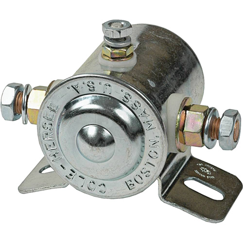 Grounded Continuous-Duty Solenoid Relay, Mini-Breaker, 12 V Canadian Safety Group Inc.
