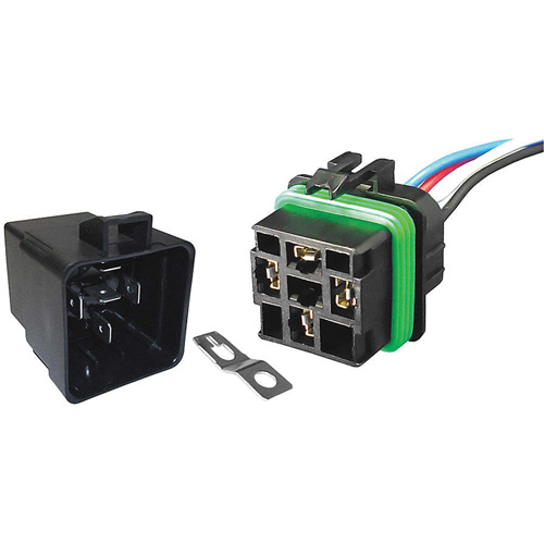 Weather-Resistant Sealed Relay & Pigtail Combo Pack, Mini-Breaker, 30 Amps, 24 V Canadian Safety Group Inc.