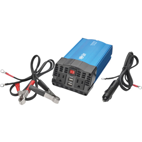 Onduleur ultra compact PowerVerter pour v&eacute;hicule avec 2 prises c. a. Canadian Safety Group Inc.