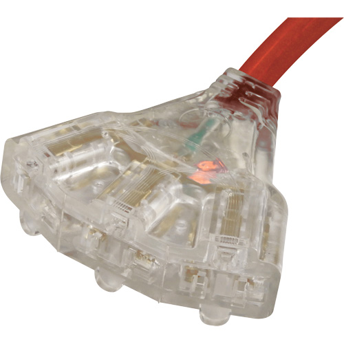 Generator Extension Cord with Tritap, STW, 10 AWG, 3 Outlet(s), 25' Canadian Safety Group Inc.