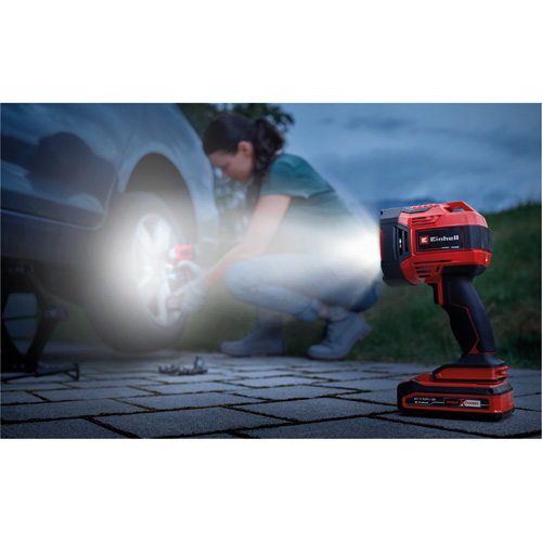 18V Cordless LED Spotlight (Tool Only), LED, 2500 Lumens, Rechargeable Batteries Canadian Safety Group Inc.