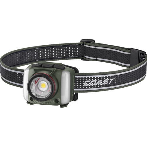 FL97R Tri-Colour Headlamp with Twist Focus & Voice Activation, LED, 830 Lumens, 2 Hrs. Run Time, Rechargeable Batteries Canadian Safety Group Inc.
