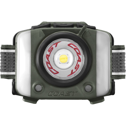 FL97R Tri-Colour Headlamp with Twist Focus & Voice Activation, LED, 830 Lumens, 2 Hrs. Run Time, Rechargeable Batteries Canadian Safety Group Inc.