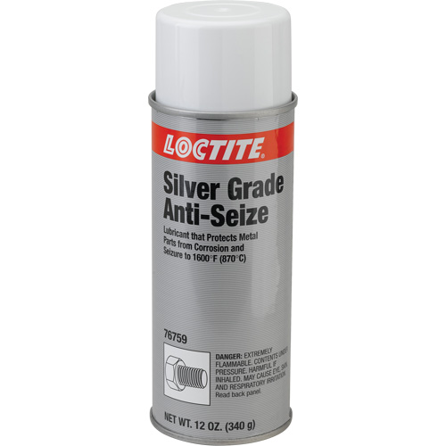 Silver Grade Anti-Seize, Aerosol Can, 1600°F (871°C) Max. Temp. Canadian Safety Group Inc.