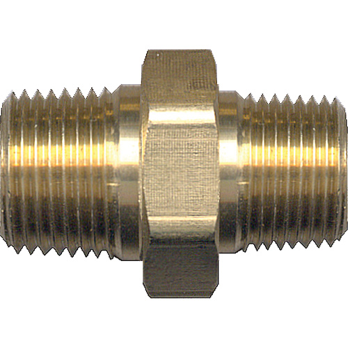Mamelon de r&eacute;duction hexagonal, Laiton, 1/4" x 1/8", NPT x NPT Canadian Safety Group Inc.