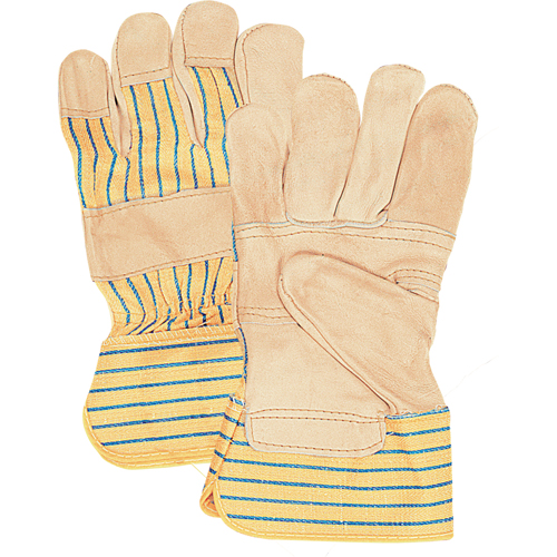 Fitters Patch Palm Gloves, Large, Grain Cowhide Palm, Cotton Inner Lining Canadian Safety Group Inc.