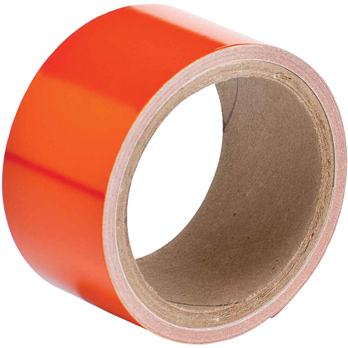 Reflective Marking Tape, 2" x 15', Acrylic, Orange Canadian Safety Group Inc.