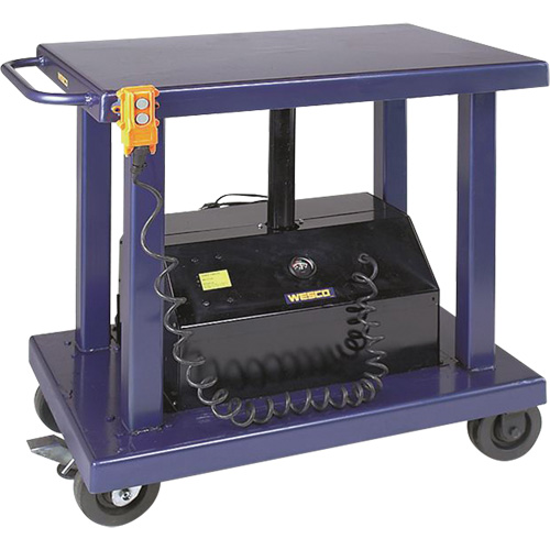 Hydraulic Lift Table, Steel, 24" W x 36" L, 2000 lbs. Capacity Canadian Safety Group Inc.
