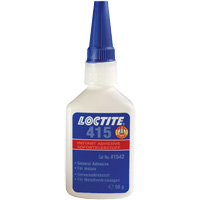 415 Super Bonder&reg; Adhesive, Clear, Bottle, 1 oz. Canadian Safety Group Inc.