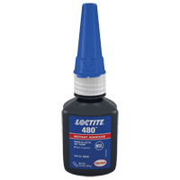 480 Instant Adhesive, Black, Tube, 20 g Canadian Safety Group Inc.