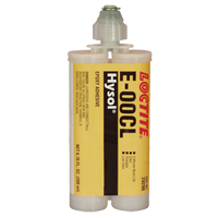 Adh&eacute;sif structurel E-00CL, 200 ml, Cartouche double, Deux composants, Transparent Canadian Safety Group Inc.