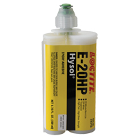 Adh&eacute;sifs structuraux &agrave; s&eacute;chage rapide E-20P, 200 ml, Cartouche double, Deux composants, Blanc Canadian Safety Group Inc.