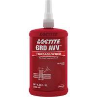 Compos&eacute; de blocage de calibre lettre AVV, Rouge, &eacute;lev&eacute;, 250 ml, Bouteille Canadian Safety Group Inc.