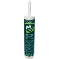 Dowsil 786 Silicone Sealant, 300 ml, Cartridge, White Canadian Safety Group Inc.