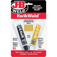 KwikWeld Epoxy, Two-Part, Tube, 2 oz., Grey Canadian Safety Group Inc.